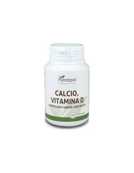 Plantapol Calcio Vitamina D Masticable Sabor Chocolate 60Caps