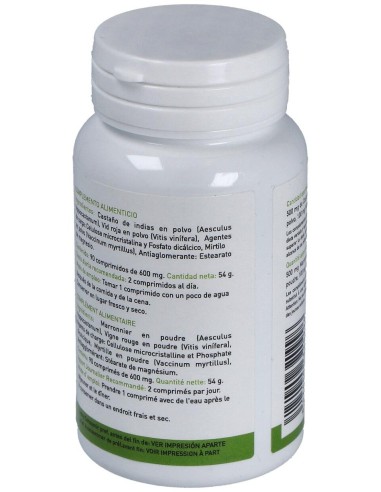 Plantapol Castaño De Indias + Vid Roja + Myrtilo 90 Cápsulas