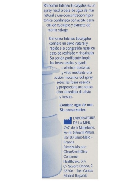 Rhinomer Eucalyptus Spray Nasal 20Ml