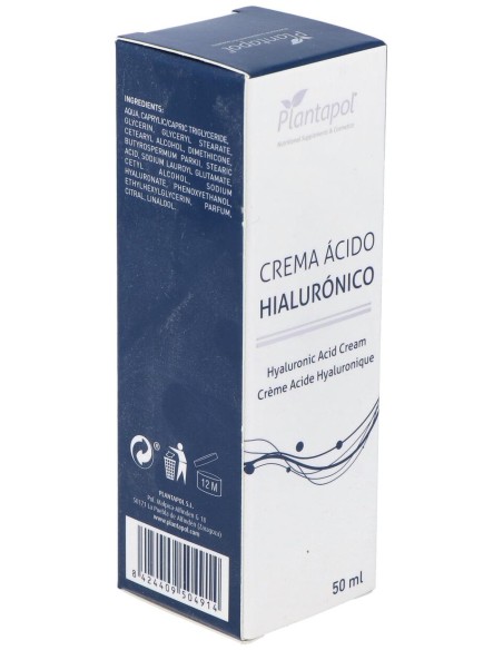 Plantapol Crema Ácido Hialurónico 50Ml