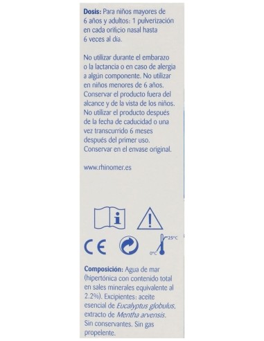 Rhinomer Eucalyptus Spray Nasal 20Ml