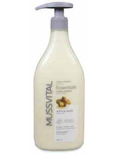 Mussvital Body Milk Aceite De Argán Con Vitamina F 400Ml