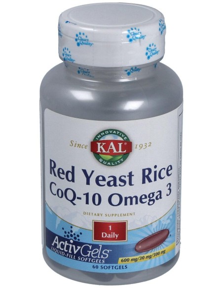 Kal Red Rice - Q10 - Omega 3 60Perlas