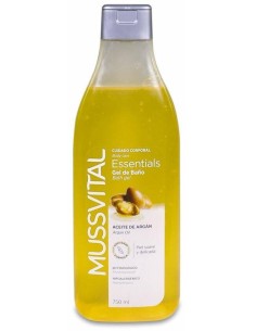Mussvital Essentials Gel De Baño Aceite De Argán, 750 Ml 2