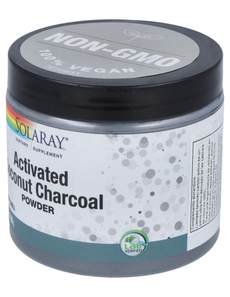 Solaray Charcoal Coconut Activated Carbon Activo 75G