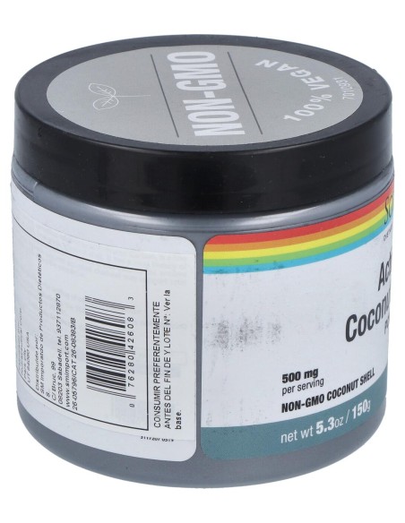 Solaray Charcoal Coconut Activated Carbon Activo 75G