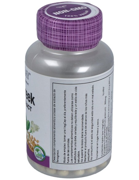 Fenugreek (Fenogreco) 350Mg. 90Cap.Veg.