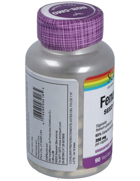 Fenugreek (Fenogreco) 350Mg. 90Cap.Veg.