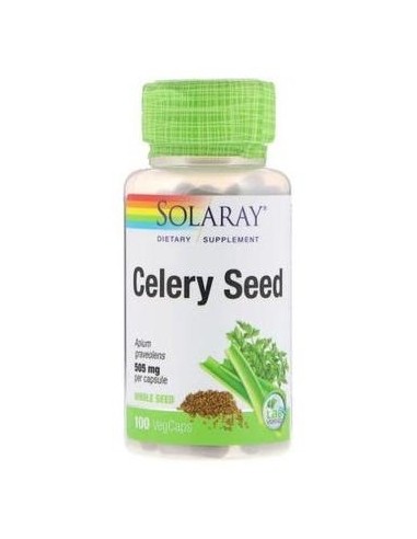 Solaray Semillas De Apio 505Mg 100Caps