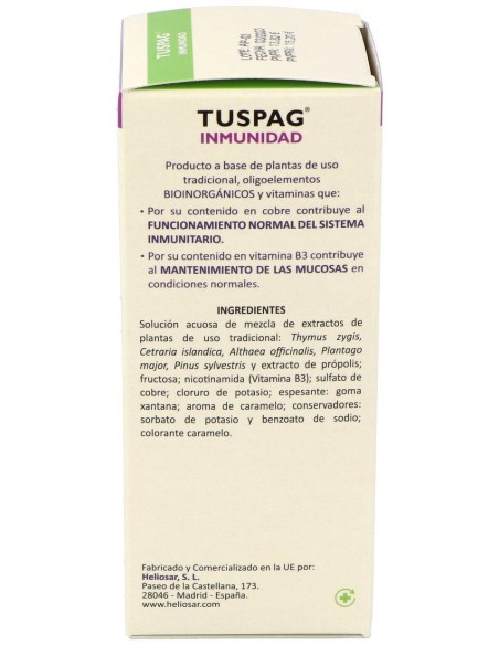 Tuspag Inmunidad 150Ml.