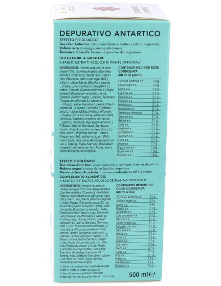 Depurativo Antartico 500Ml. Decotopia