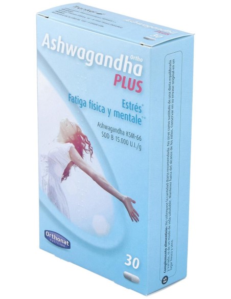Orthonat Ortho Ashwagandha Plus Estrés 30Cáps.
