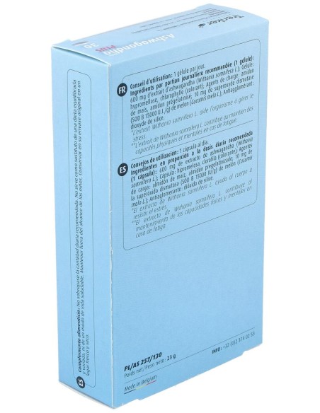 Orthonat Ortho Ashwagandha Plus Estrés 30Cáps.