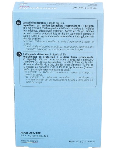 Orthonat Ortho Ashwagandha Plus Estrés 30Cáps.