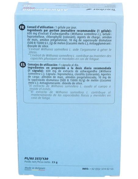 Orthonat Ortho Ashwagandha Plus Estrés 30Cáps.