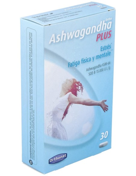 Orthonat Ortho Ashwagandha Plus Estrés 30Cáps.