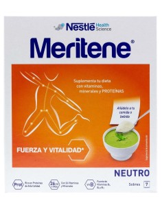 Meritene Fuerza Y Vitalidad Neutro Al Plato Sobres, 7 Sobres 2