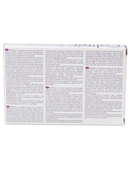 Coliter (Agua De Euphrasia) Colirio 10X0,5Ml.