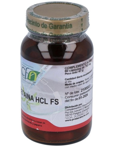 Cfn Betaina Hcl Fs 60Caps