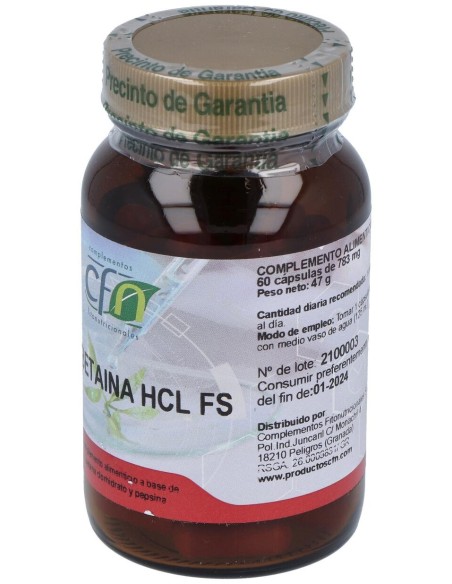 Cfn Betaina Hcl Fs 60Caps