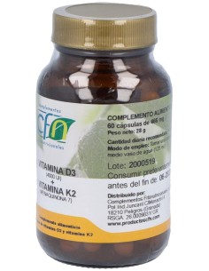 Cfn Vitamina D3+K2 60Caps 2