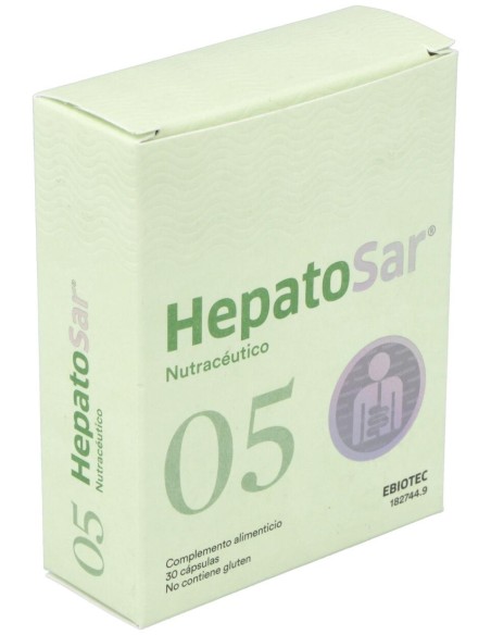 Ebiotec Hepatosar 30 Perlas