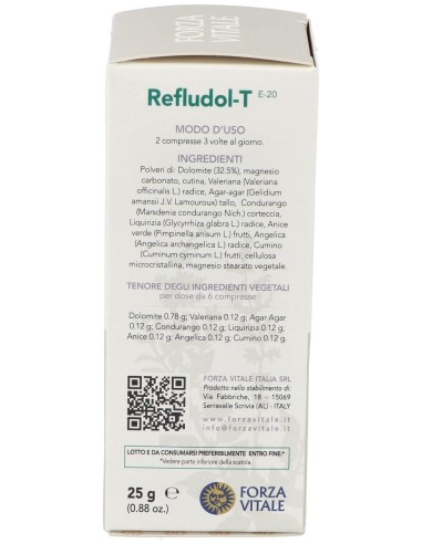 Refludol (Dolomite Composta) 25Gr.Comprimidos
