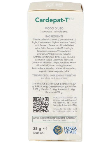 Cardepat-T Carciofo Composto Hepatico 25Gr.Comp.