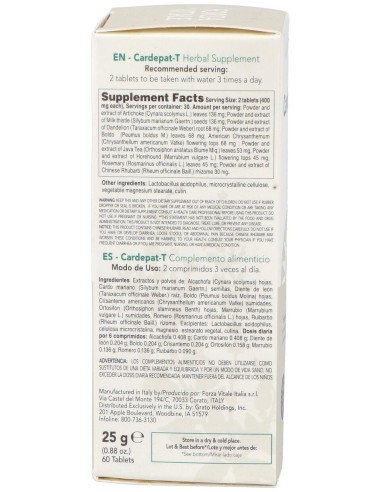 Cardepat-T Carciofo Composto Hepatico 25Gr.Comp.