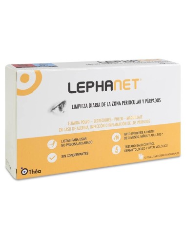 Lephanet Toallitas Estériles Impregnadas Listas Para Usar 12Uds