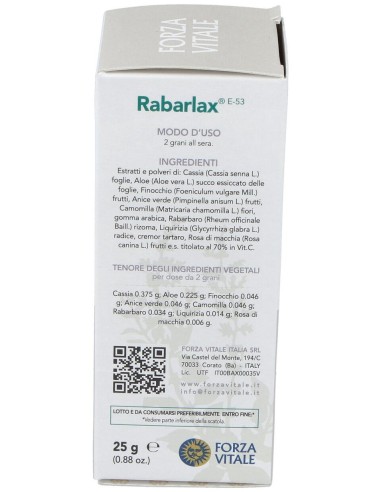 Rabarlax Laxante 25Gr.Comprimidos