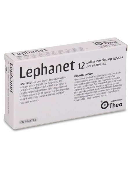 Lephanet Toallitas Estériles Impregnadas Listas Para Usar 12Uds