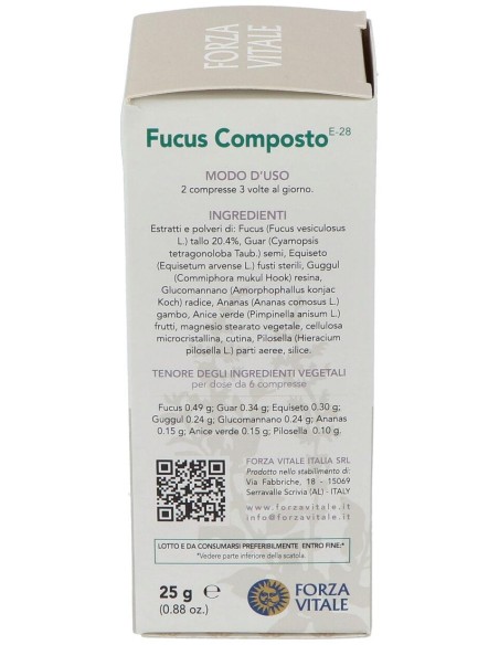 Fucus Composto Obesidad 25Gr.Comprimidos