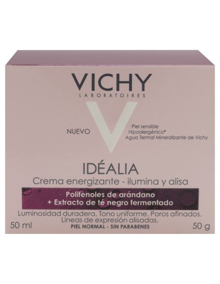 Vichy Idealia Crema Iluminadora Alisadora Piel Normal Y Mixta, 50 Ml