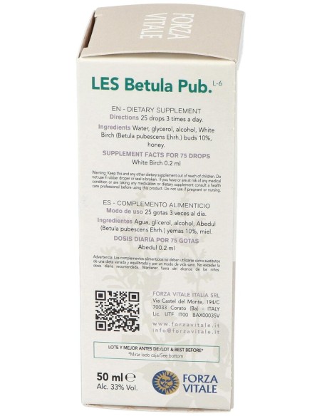 Les Betula Pubescens Abedul 50Ml.
