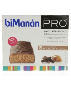 Bmn Pro Barritas Sabor Chocolate Caramelo 6Uds.