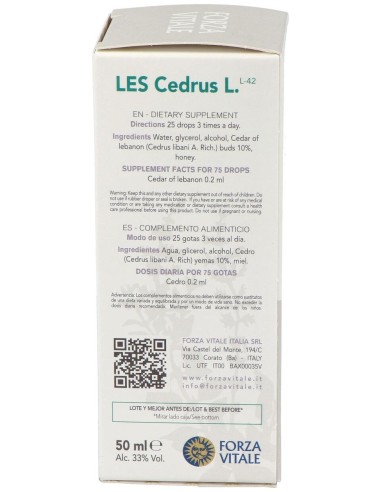 Les Cedrus Libani 50Ml.