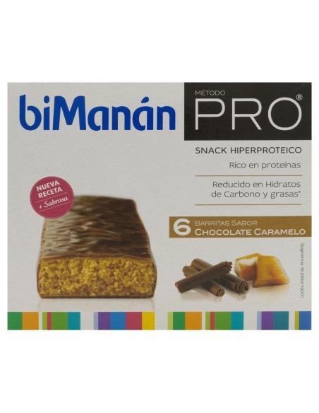Bmn Pro Barritas Sabor Chocolate Caramelo 6Uds.