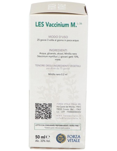 Les Vaccinium Myrtillus Arandano Negro 50Ml.