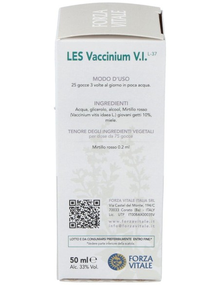 Les Vaccinium Vitis Idaea Arandano Rojo 50Ml.