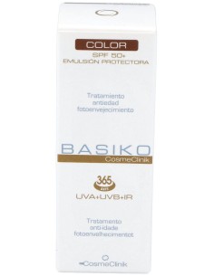 Basiko Emulsión Protectora Spf 50+ Color, 50 Ml