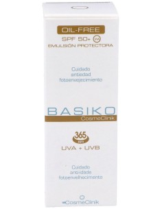Basiko Emulsión Protectora Spf 50+ Oil Free, 50 Ml