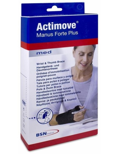 Actimove Manus Forte Plus Med Muñequera Derecha S/M 1Ud