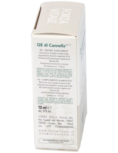Quinta Esencia Canela (Canella) 10Ml.