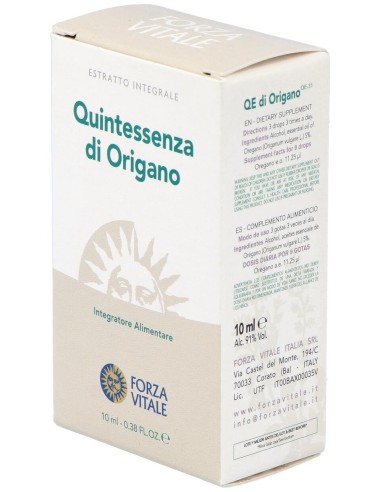 Quinta Esencia Oregano (Origano)10Ml.