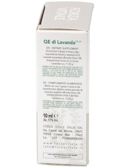 Quinta Esencia Lavanda (Espliego) 10Ml.