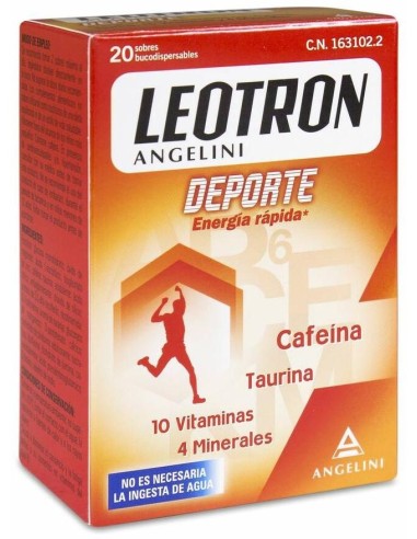 Leotron Deporte Bucodispersables 20 Sobres