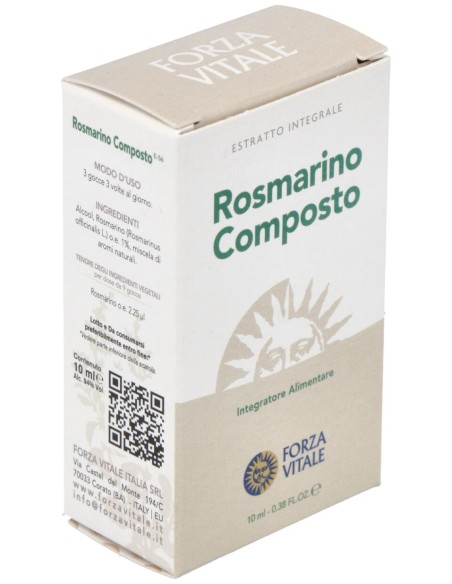 Rosmarino Composto (Plomo) Metal Espagirico 10Ml.