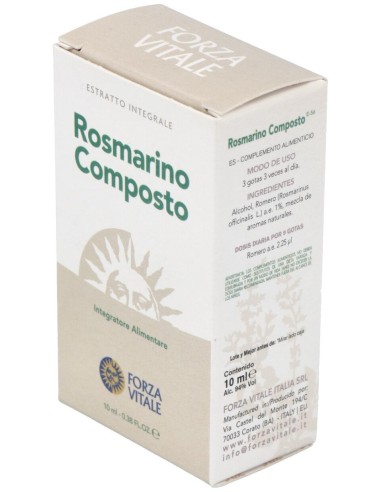 Rosmarino Composto (Plomo) Metal Espagirico 10Ml.