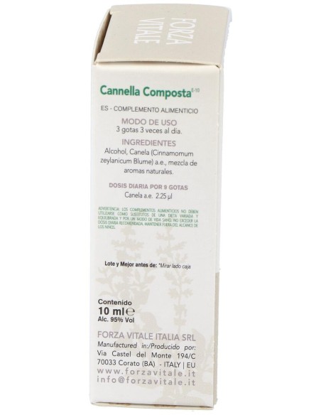 Canela Composta (Plata) Metal Espagirico 10Ml.